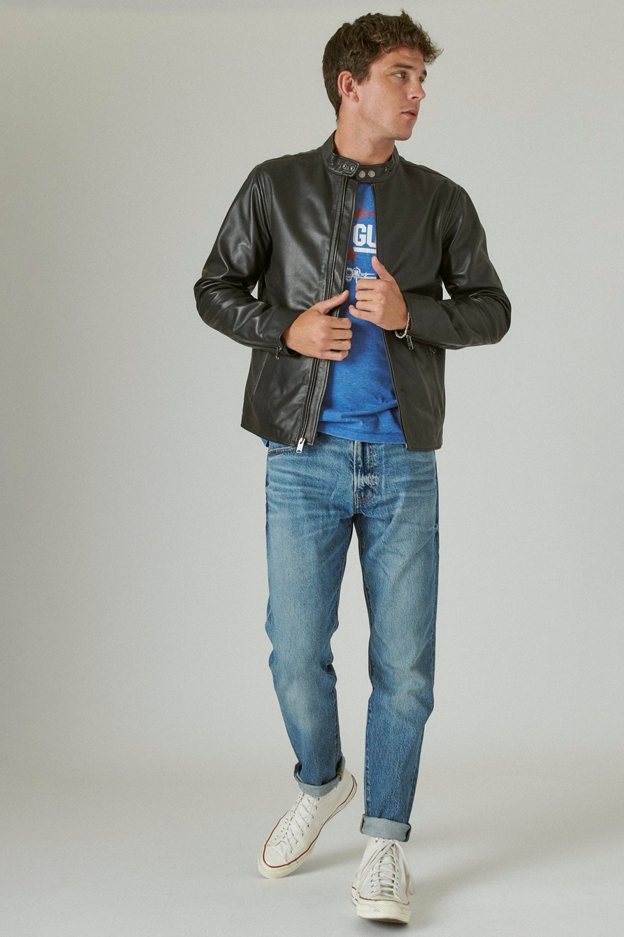 clean leather bonneville jacket